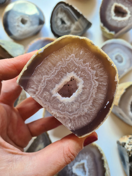 Agate Geode Basecuts (Natural)
