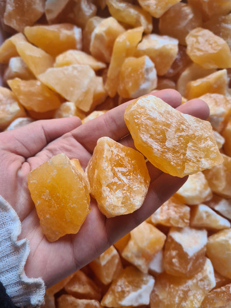 Orange Calcite Rough