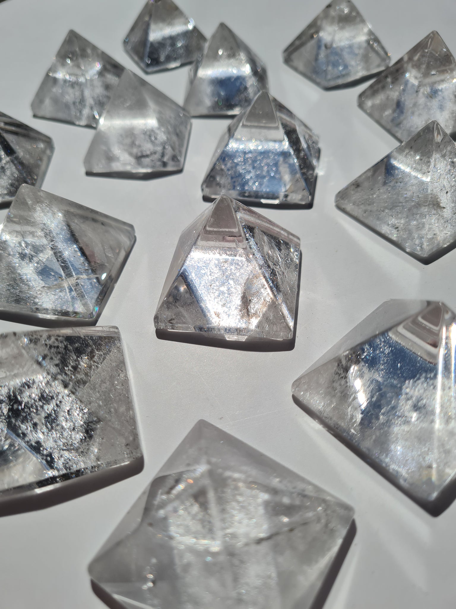Clear Quartz Pyramids
