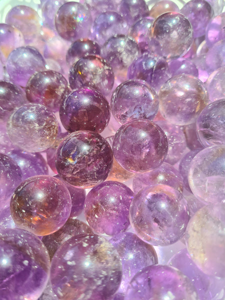 Ametrine Spheres