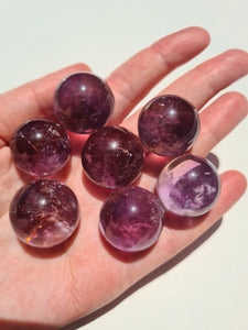 Ametrine Spheres