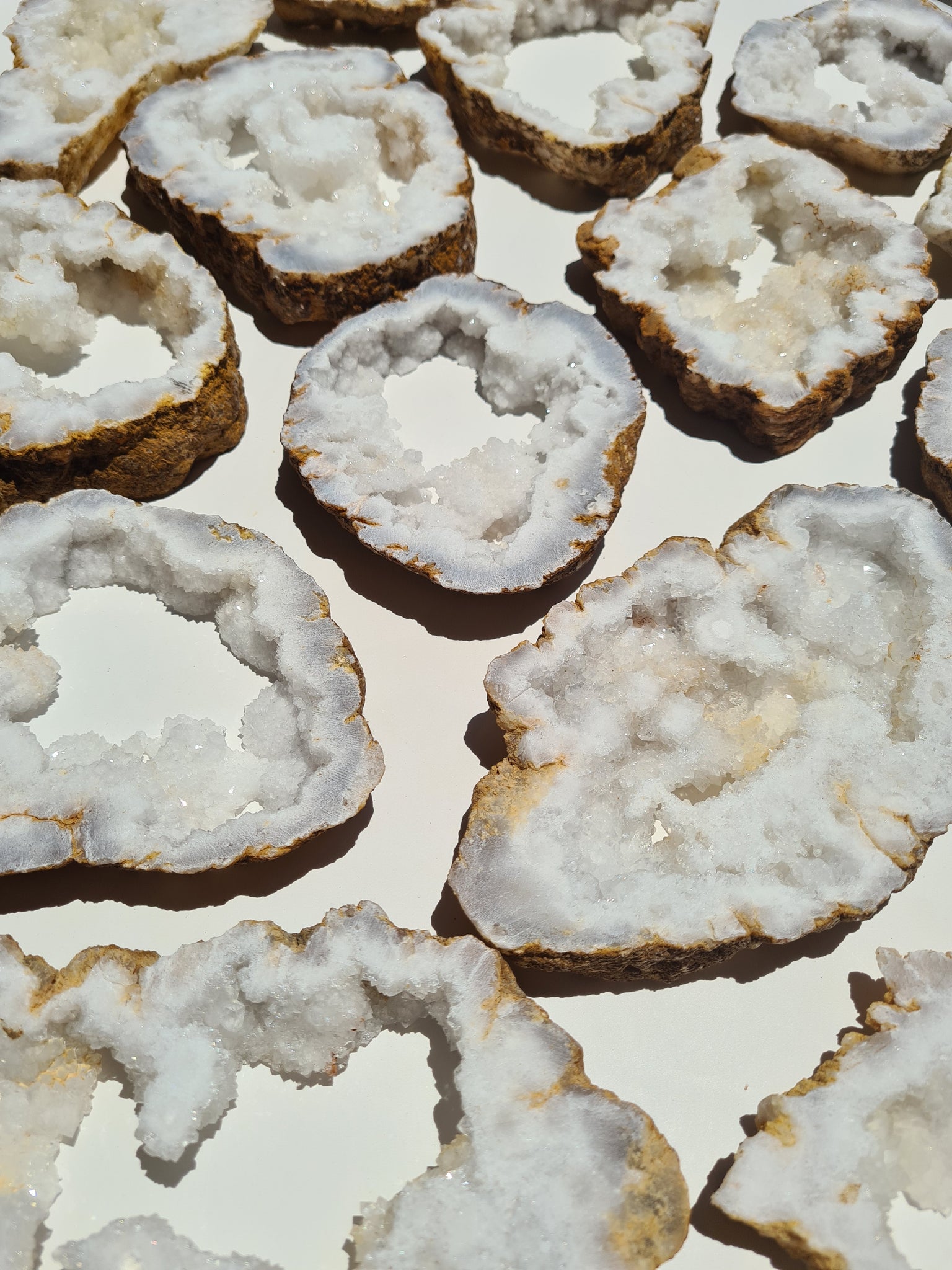 Moroccan Quartz Geode Slices