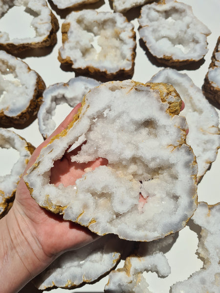 Moroccan Quartz Geode Slices