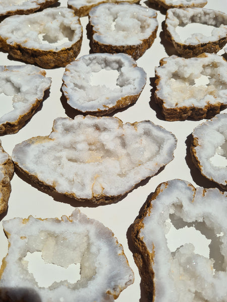 Moroccan Quartz Geode Slices
