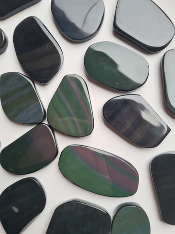 Rainbow Obsidian Slabs
