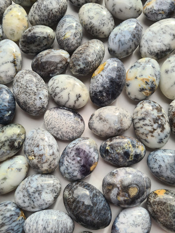 Dendritic Opal Palm Stones