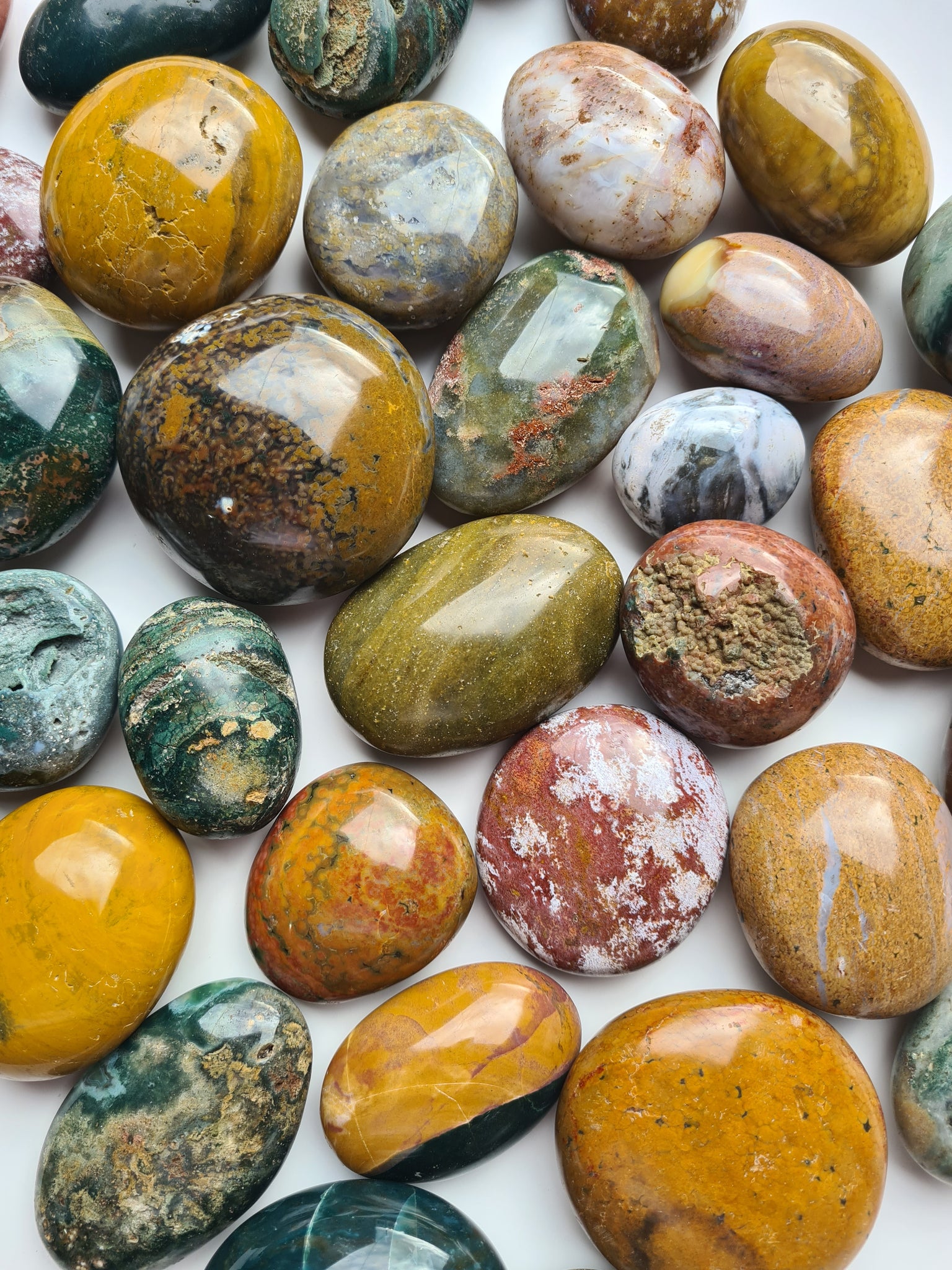 Ocean Jasper Palm Stones