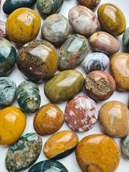 Ocean Jasper Palm Stones