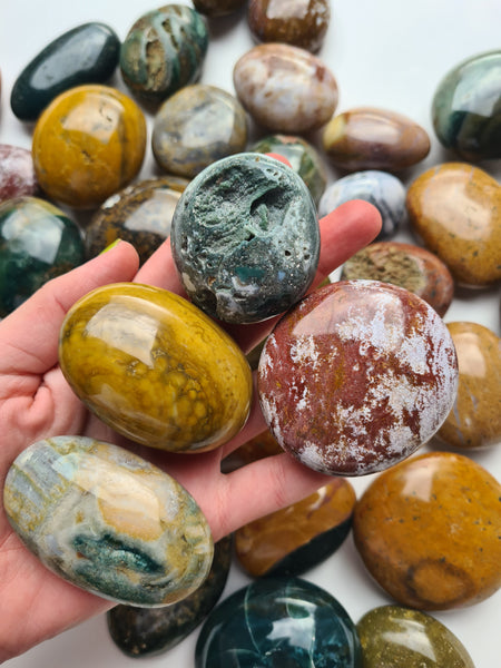 Ocean Jasper Palm Stones