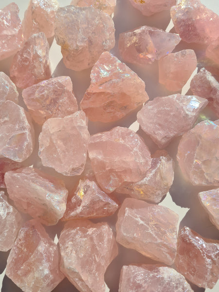 Rose Aura Quartz Rough