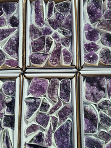 Amethyst Mini Clusters Tray (Brazil)