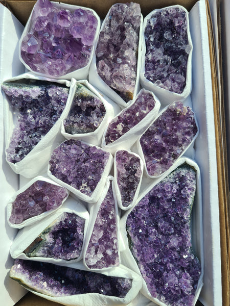 Amethyst Mini Clusters Tray (Brazil)