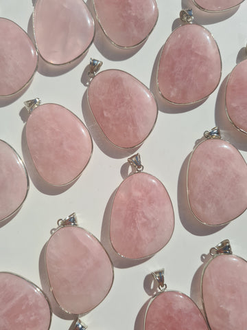 Rose Quartz Pendants