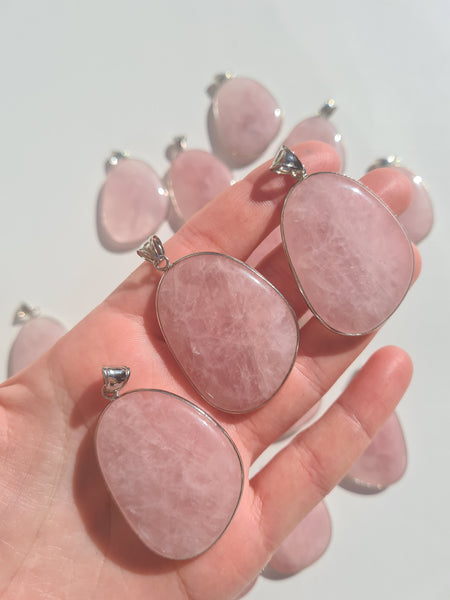 Rose Quartz Pendants