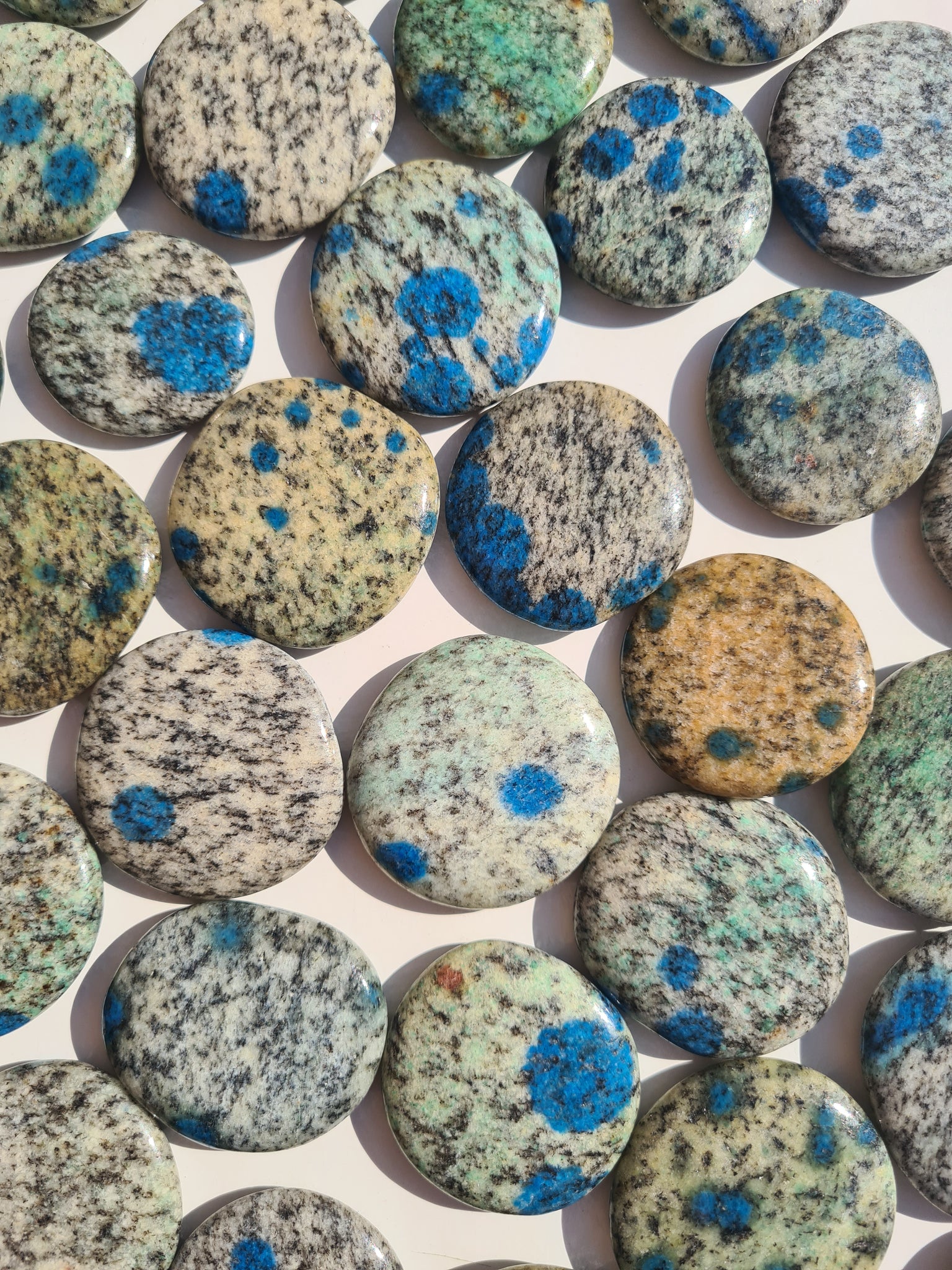 K2 Stone (Azurite in Granite) Flatstones