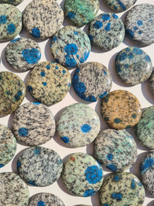 K2 Stone (Azurite in Granite) Flatstones