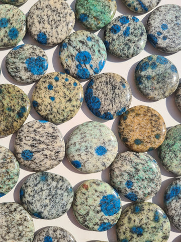 K2 Stone (Azurite in Granite) Flatstones