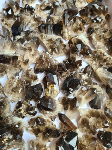 Smoky Quartz Clusters