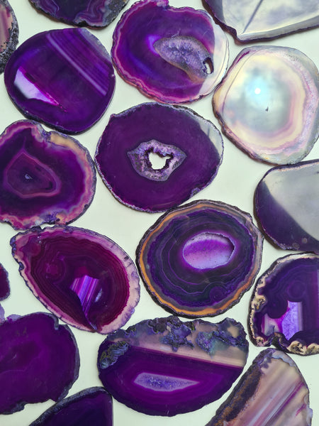 Agate Slices Dyed