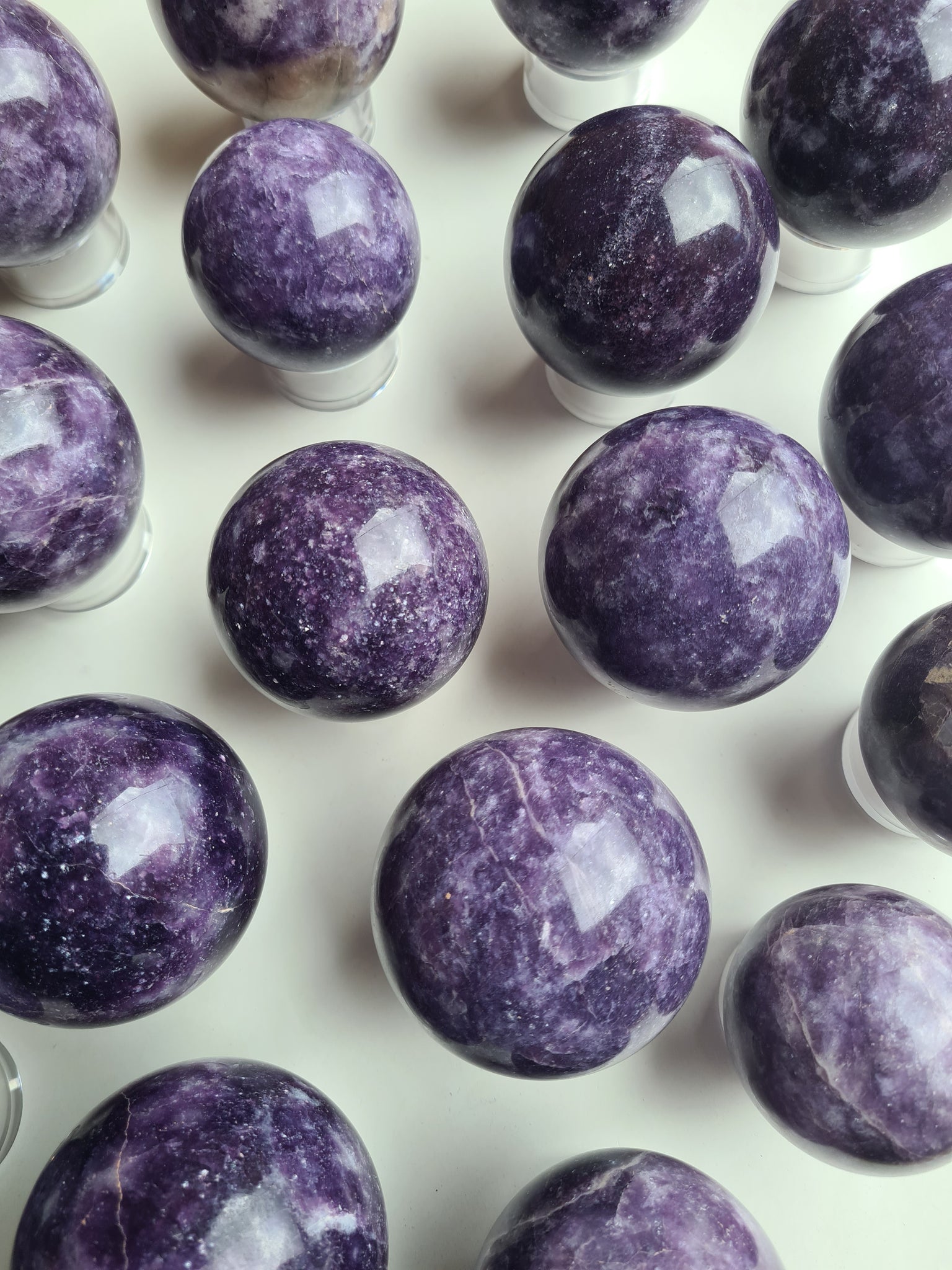 Lepidolite Spheres