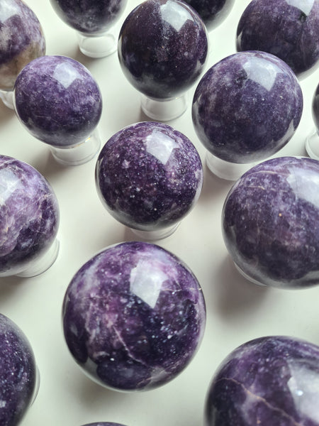 Lepidolite Spheres