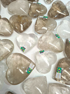Smoky Quartz Hearts
