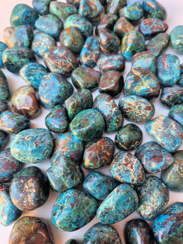 Chrysocolla Tumbled Stones