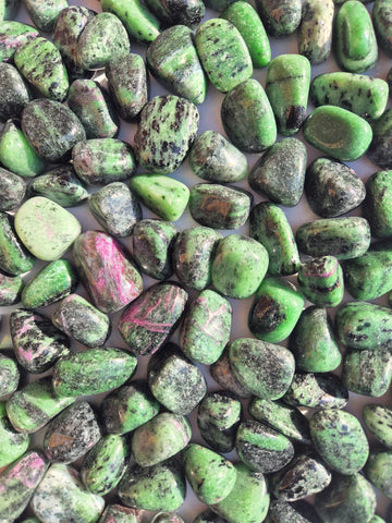 Ruby Zoisite Tumbled Stones