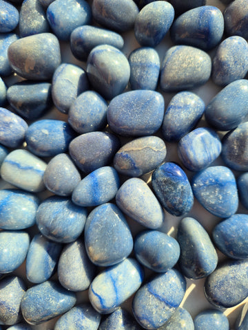 Quartz Blue Tumbled Stones