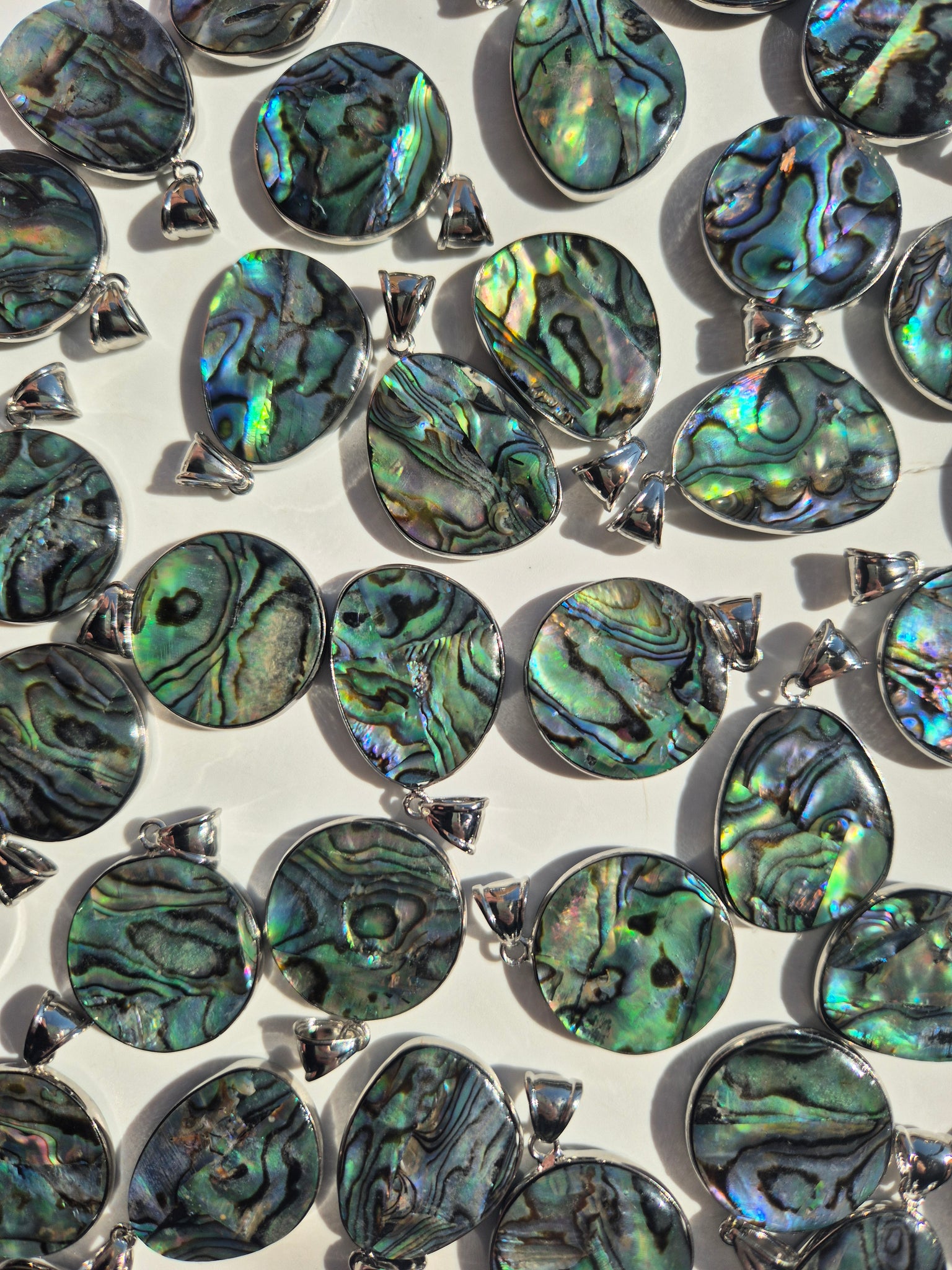 Paua Shell Pendants Small