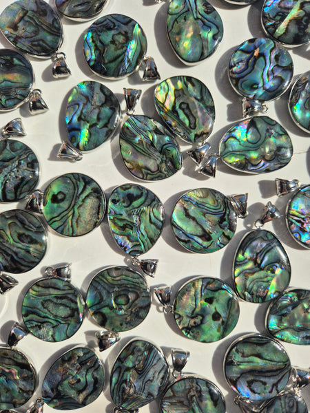 Paua Shell Pendants Small