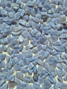Blue Lace Agate Tumbled Stones 1KG