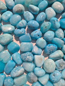 Blue Aragonite Tumbled Stones