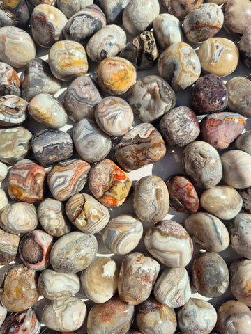Agate Crazy Lace Tumbled Stones 1KG
