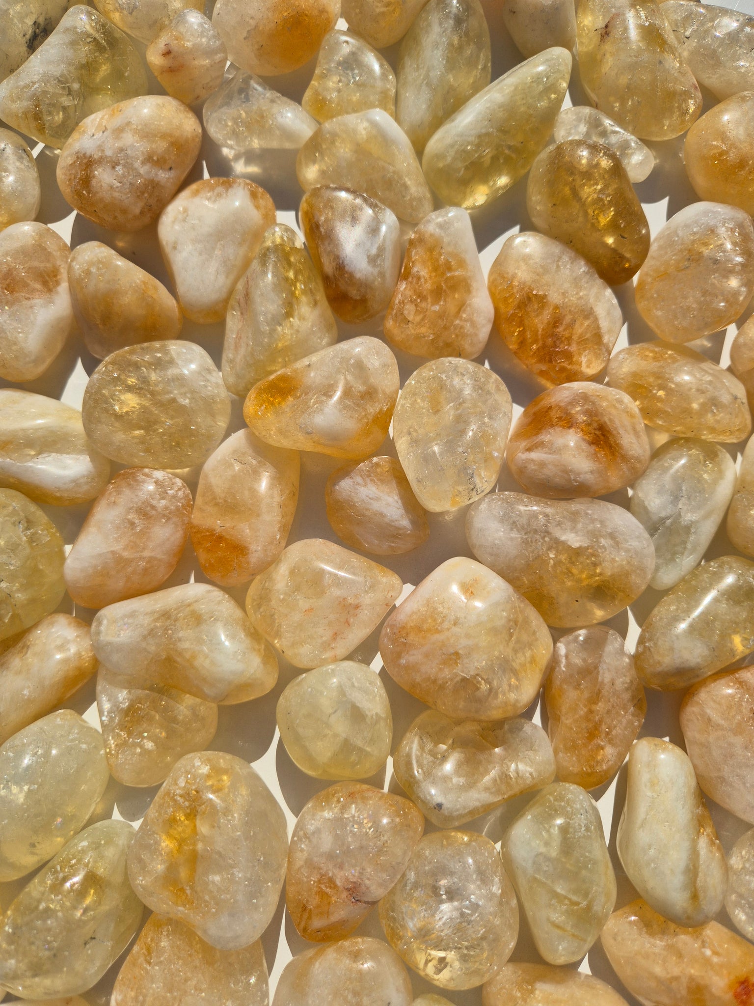 Citrine (HTA) Large Tumbled Stones