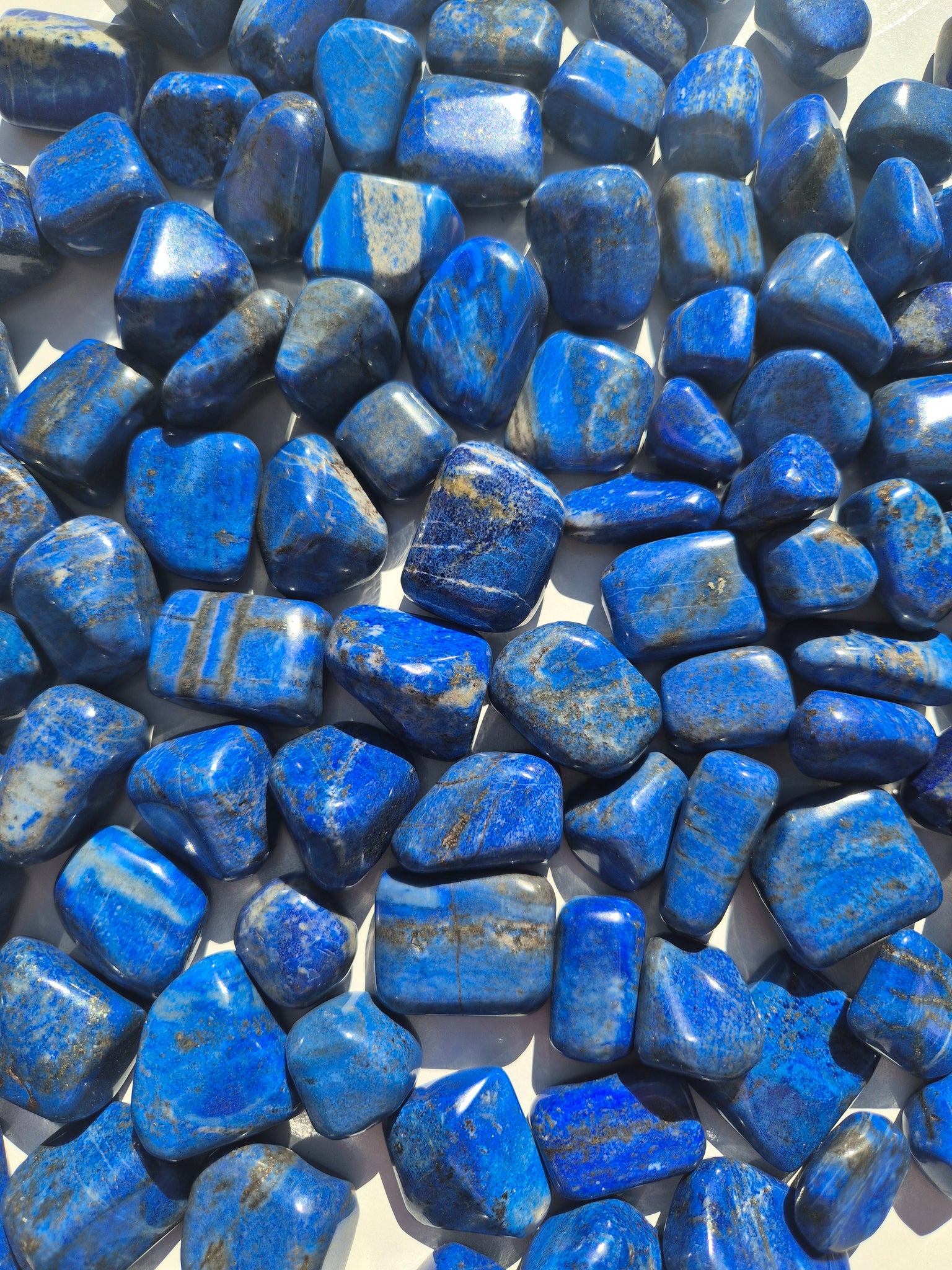 Lapis Lazuli Tumbled Stones 100G