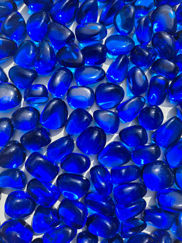 Obsidian Blue (Man Made) Tumbled Stones