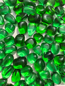 Obsidian Green (Man Made) Tumbled Stones