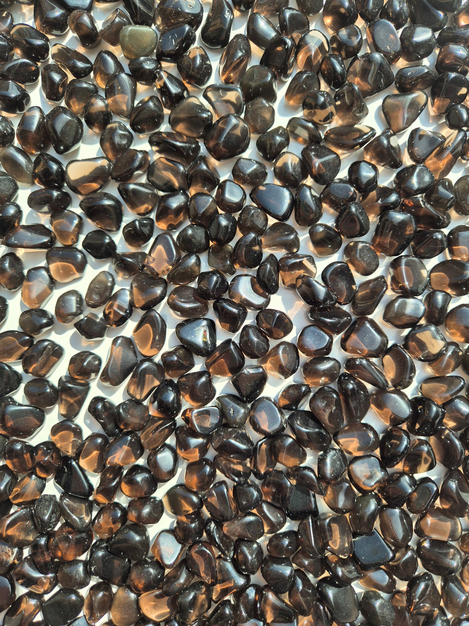 Obsidian Apache Tear Tumbled Stones