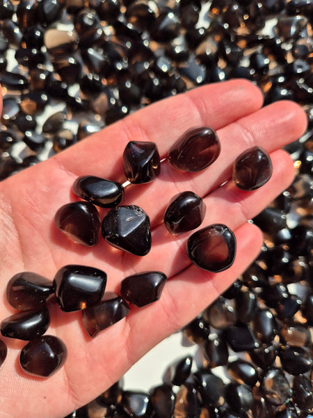 Obsidian Apache Tear Tumbled Stones 1KG