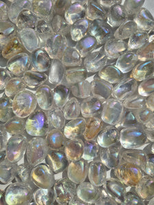 Quartz Angel/Opal Aura Tumbled Stones