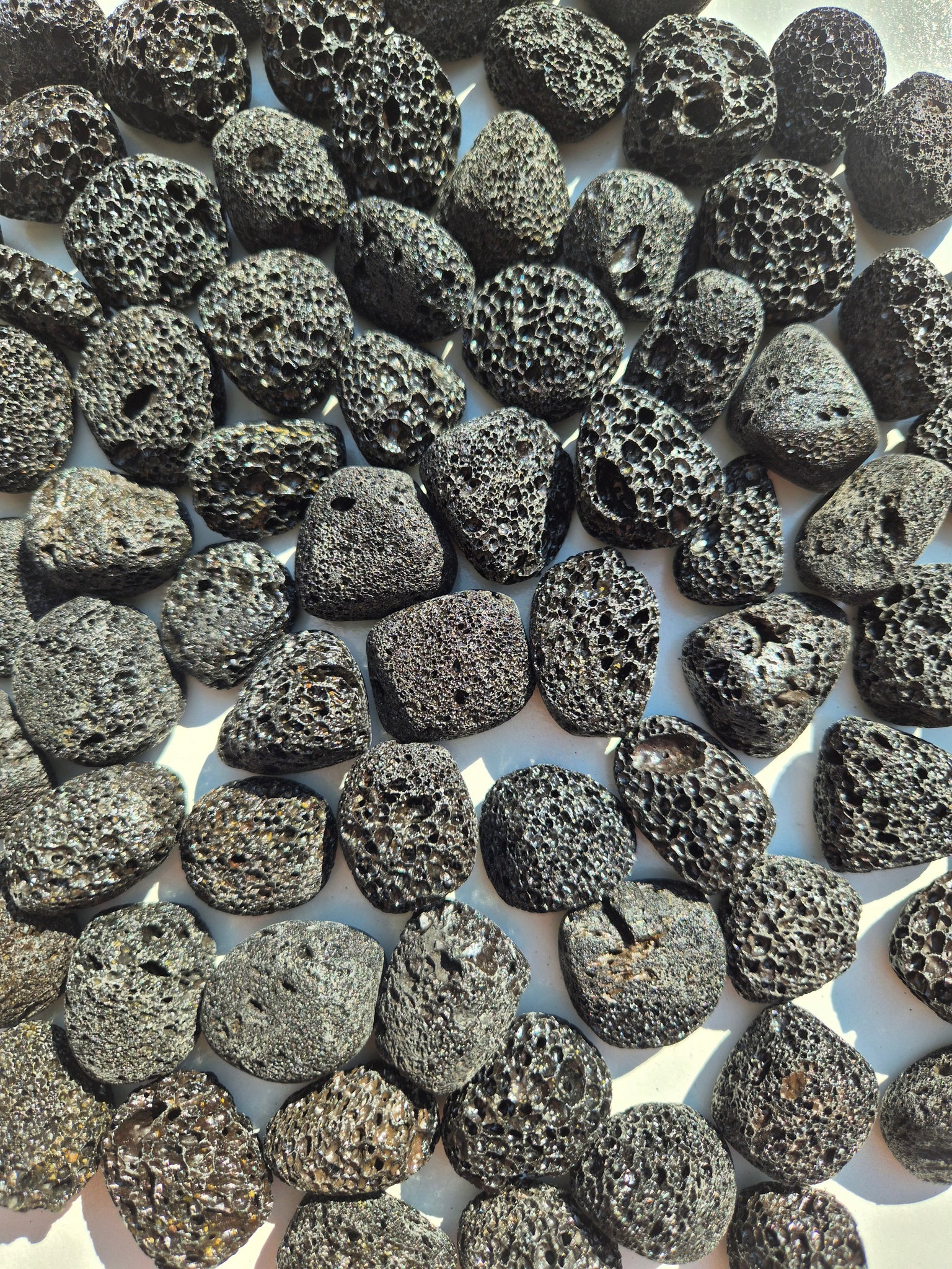 Lava Tumbled Stones 1KG