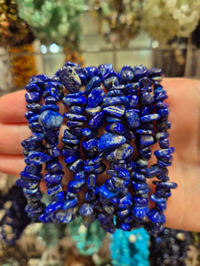 Lapis Lazuli Chip Bracelets