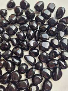 Obsidian Black Tumbled Stones