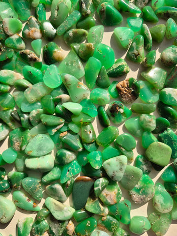 Chrysoprase Tumbled Stones