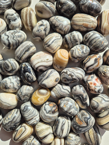 Calcite Zebra Tumbled Stones