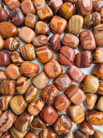 Jasper Red Picture Tumbled Stones
