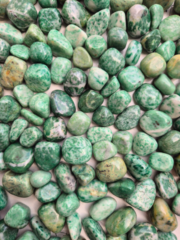 Jade Lushan Tumbled Stones 1KG