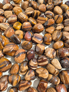 Jasper Chocolate Tumbled Stones
