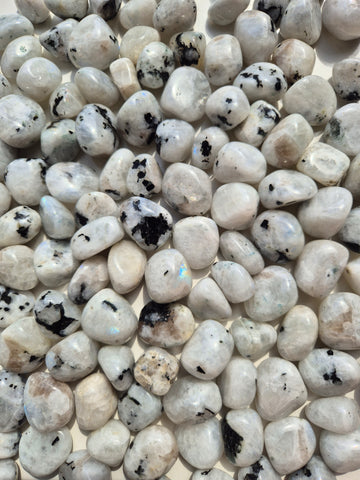 Moonstone Rainbow Tumbled Stones